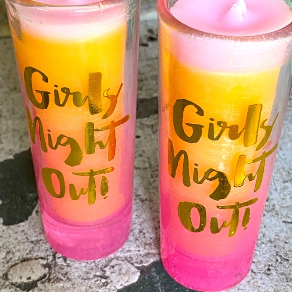 Hand made with love candles